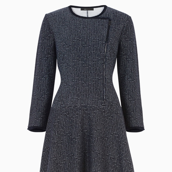 Linza Fringe Trim Knit Jacquard Dress - Picture 4 of 6